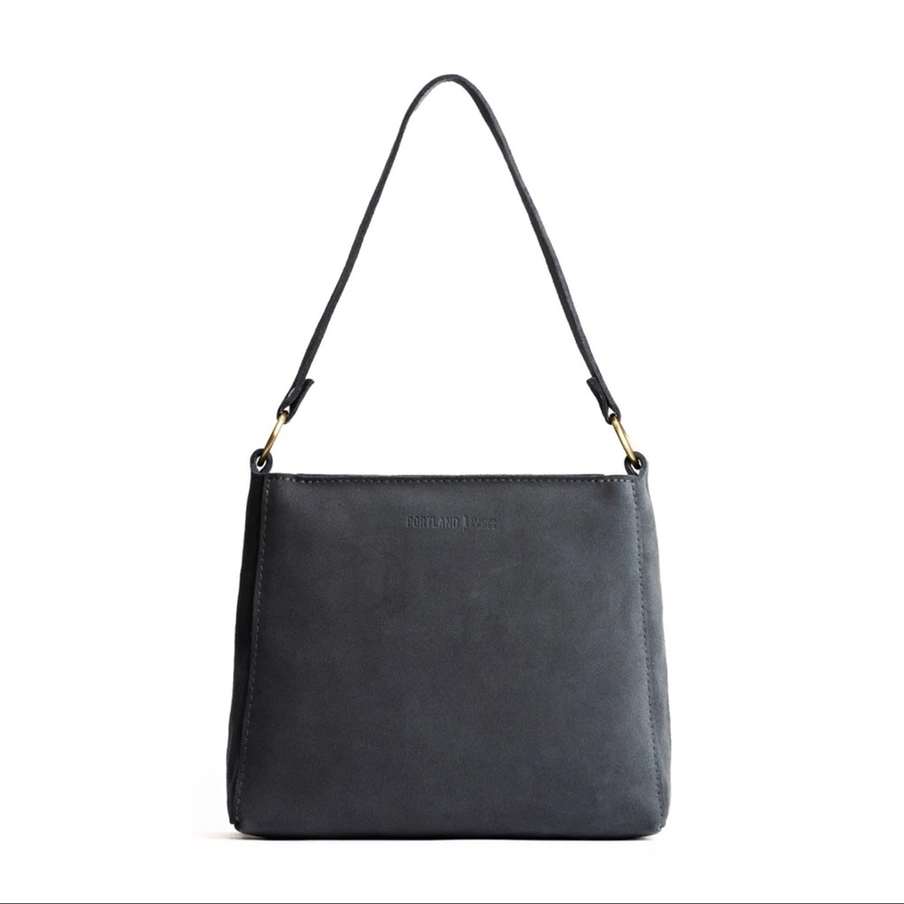 Portland leather triangle Bag